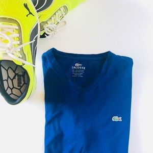 LAST CHANCE! Lacoste Men’s V Neck Shirt